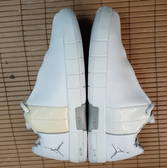 NIKE AIR JORDAN Team Elite II TE 2 White leather Basketball Shoes 310087-173 SIZ - Picture 9 of 12
